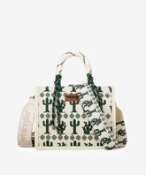 Wrangler Southwestern Print Rope Handle Tote Bag - Montana West